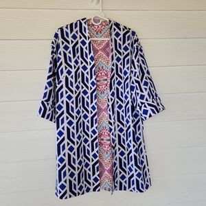 Chico’s reversible kimono 3/4 sleeve size 1